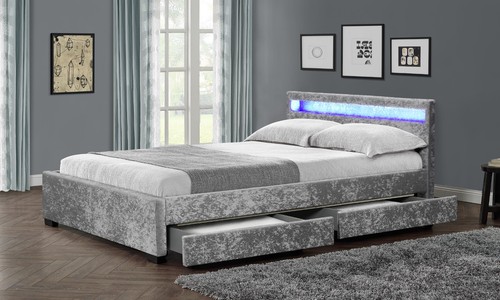 Double size bed frame with - double,