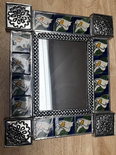 Vtg mexican mirror - mirror, calla