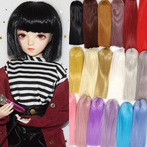 Dolls short hair with - short,