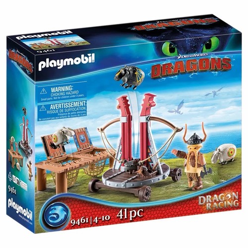 Damaged box playmobil dragons - box,