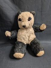 Vintage panda teddy bear 60s - panda,