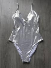 BNWT - M&S MARKS & SPENCER SILVER SECRET SLIMMING SWIMMING COSTUME UK SIZE 10