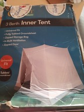 Quest Leisure Universal 3 Berth Awning Inner Tent Camping Caravan Motorhome
