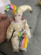 Jester Clown Doll Pastel