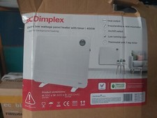 x2 Dimplex electric panel heaters with timer, 400 watts