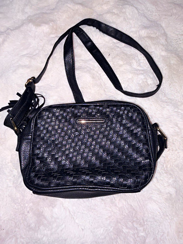 Primark black woven faux - black,