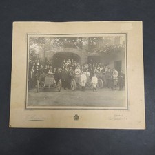 Vintage photo with cars from the early '900 and families, Studio Garavini