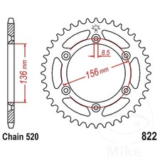 JT Rear Sprocket 41 Tooth 520