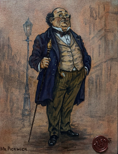 Original pickwick painting - original,