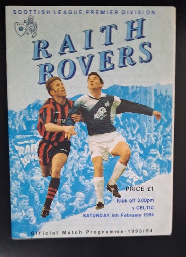 Scottish football programmes - scottish,