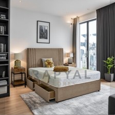 ORTHOPAEDIC DIVAN BED SET WITH