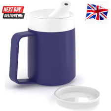 Drinking Cup Beaker/Mug  Sippy Cup for Disabled Adults with Easy Grip Handles