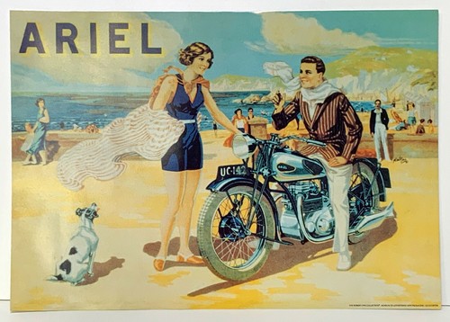 Ariel motorbike advertising - ariel,
