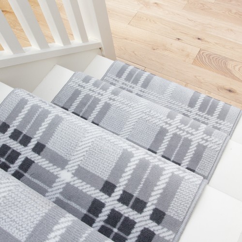 Tartan grey long traditional - grey,