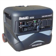 Blackline Power 5600E 4kw Inverter Petrol Generator Electric Start Quiet 53db
