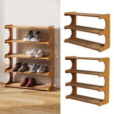 3/4/5 Tier Bamboo Shoe Rack