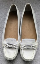 White leather Footglove wider fit UK 5 shoes worn once