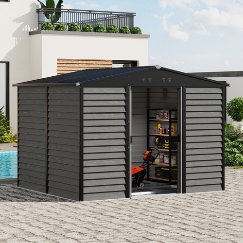 Modern grey tool house - modern,