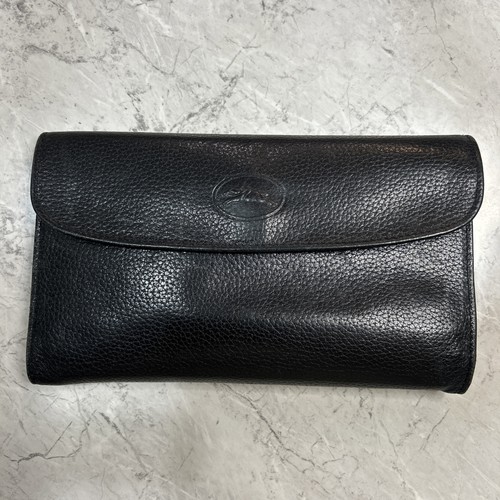 Longchamp black leather womens - longchamp,