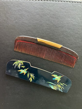 Vintage KIGU comb with kingfishers in original packaging