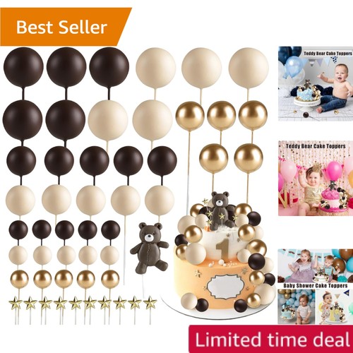 Teddy bear cake - toppers, –