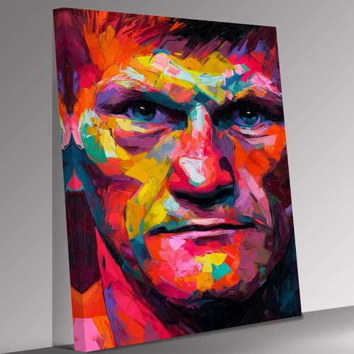 Ricky hatton icon abstract - hatton,