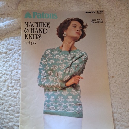 Patons machine hand - hand, in