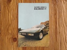 MATRA SIMCA BAGHEERA 'S' UK