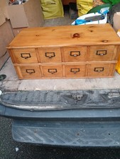 Pine Index Draws  Antique