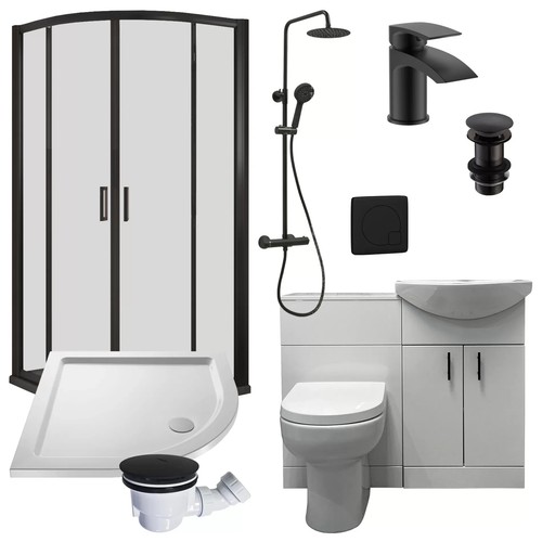 Rene complete quadrant shower - complete,