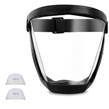 Anti-fog Full Face Shield Super Protective Head Cover Transparent Safety Mask UK