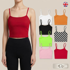 WOMENS PLAIN STRAPPY CAMI