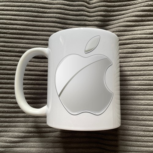 Retro apple 2007 logo mug - apple,