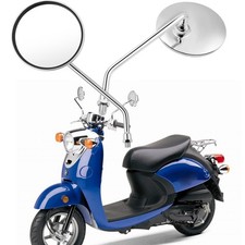 2x Motorcycle Round Rearview