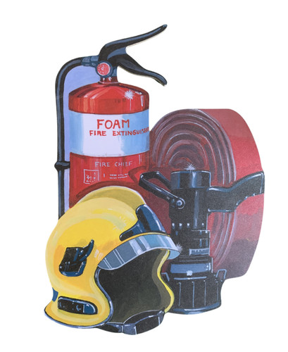 Fireman plaque - fireman's,