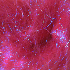 25g Heat Bondable Angelina Fibre - Raspberry Sparkle - Felt Making & Spinning