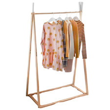 New wooden pine clothes - new, rail