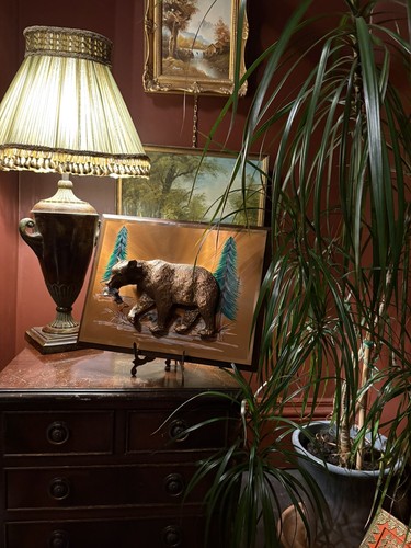 Copper mid century wall 3d - copper,
