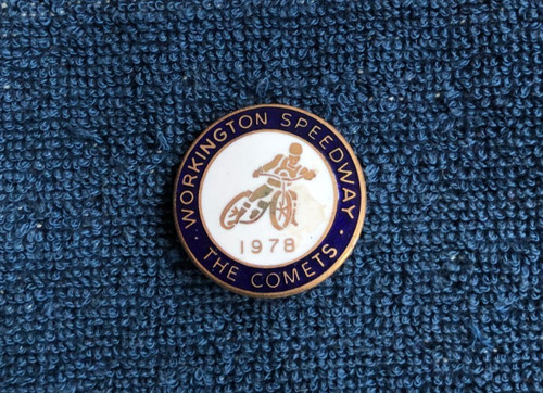 Speedway badge workington 1978 - badge,