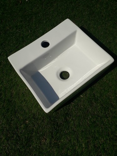 Bathroom small square basin - small,