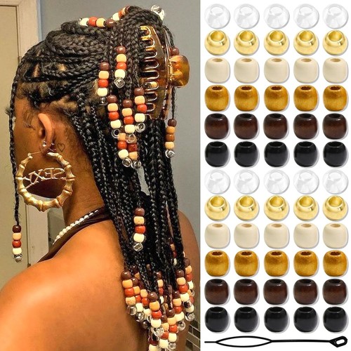 60pcs wooden hair - 60pcs,