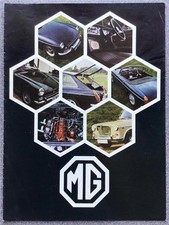 MG CAR RANGE Sales Brochure