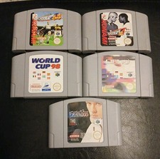 5x Football Game N64 Bundle