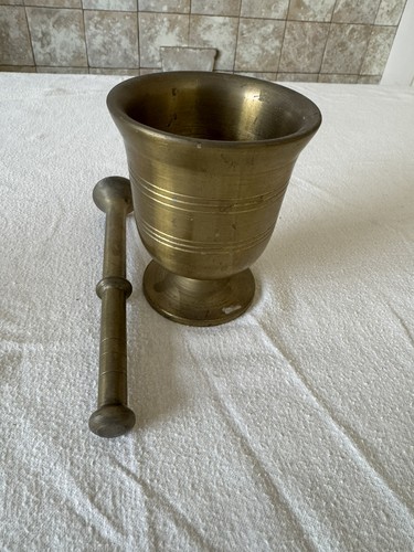 Antique solid bronze - solid, pestle