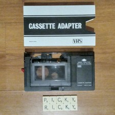 VHS C to VHS Video Cassette