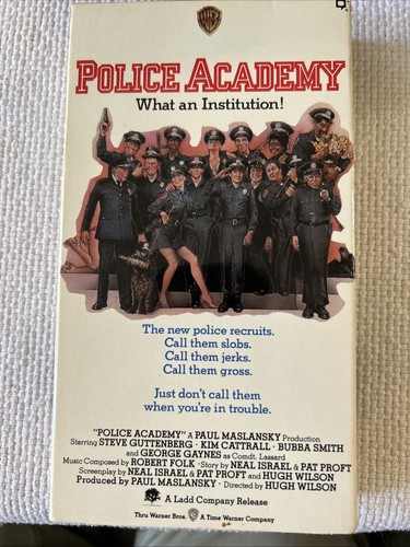 Police academy 1990 vhs tape - academy,