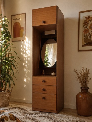 Mid century teak - century, tall