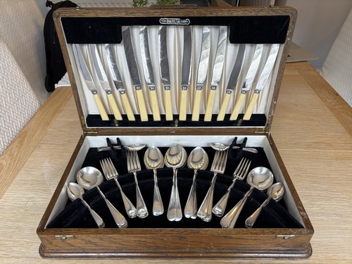 Vintage dahlia cabinet cutlery - vintage,