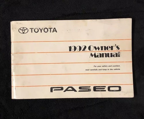 1992 toyota paseo - toyota, owners