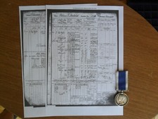 Queen Victoria Naval Long Service Good Conduct Medal Royal Marines INO STONHOLD